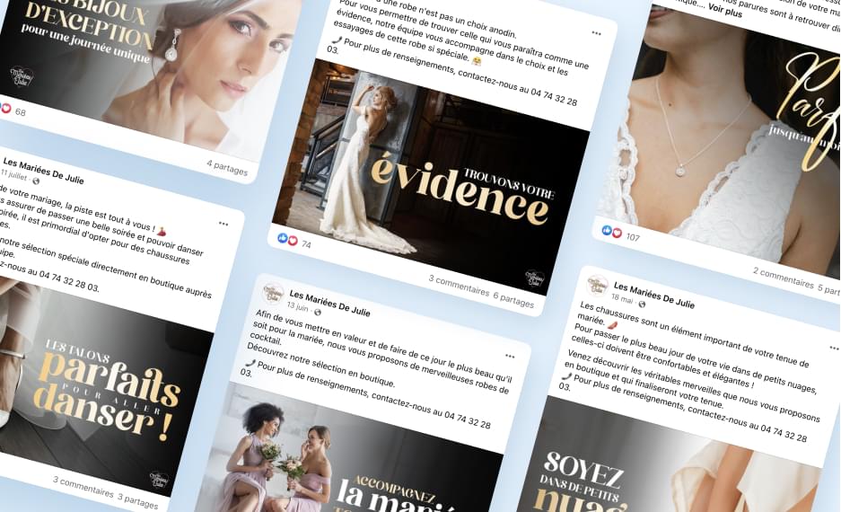 Post Facebook mariage