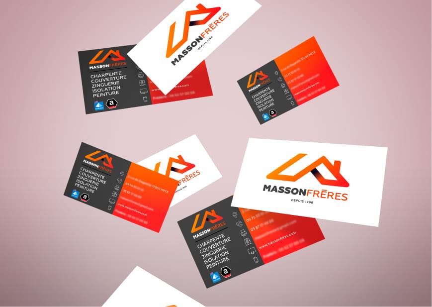 Mockup cartes de visite