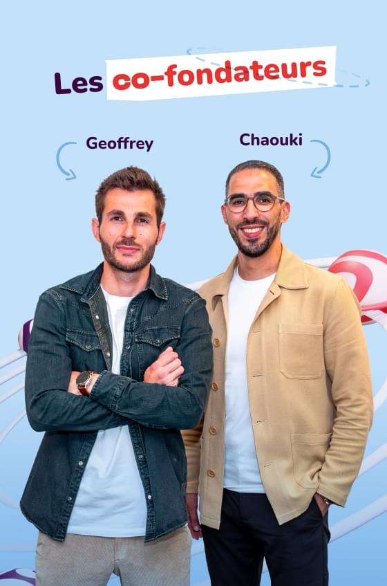 Geoffrey Thivet et Chaouki Sehili, fondateurs de l'agence de communication ALEO